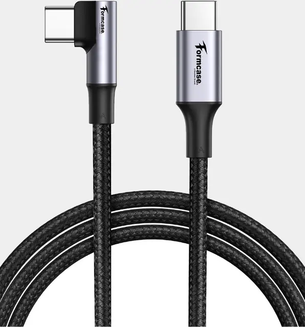 Formcase USB-C to USB-C Cable – 90° angled, 1 m